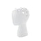 Vase Tête Abstraite Ornement Floral en Céramique modèle Blanc.