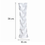 Grand Vase Décoratif Vagues Ondulées - Vignette | Vase Cute