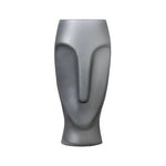 Grand Vase Décoration d'Intérieur Visage Gris - Vignette | Vase Cute