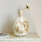 Grand Vase de Luxe Écailles Dorées - Vignette | Vase Cute