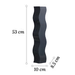 Grand Vase Ondulé Original Gris ou Rose - Vignette | Vase Cute