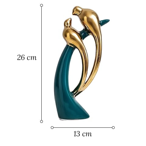Ornement B avec dimensions sur fond blanc.