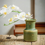 Petit Vase Vintage Vert Vieilli - Vignette | Vase Cute