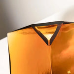 Soliflore Ambre Cubique Translucide Hydroponique - Vignette | Vase Cute