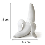Soliflore Blanc Forme Banane - Vignette | Vase Cute