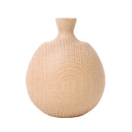 Soliflore Boule avec Col Fin en Bois - Vignette | Vase Cute