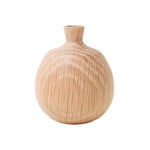 Soliflore Boule avec Col Fin en Bois - Vignette | Vase Cute