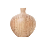 Soliflore Boule avec Col Fin en Bois - Vignette | Vase Cute