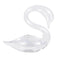 Soliflore Cygne Transparent en Verre modèle Femelle