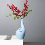 Soliflore Éléphant Rose Blanc ou Bleu - Vignette | Vase Cute