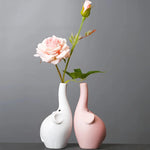 Soliflore Éléphant Rose Blanc ou Bleu - Vignette | Vase Cute