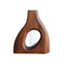 Soliflore en bois design formes variées en verre et bois modèle A.