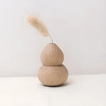 Soliflore Gourde Wu Lou en Bois - Vignette | Vase Cute