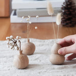 Soliflore Gourde Wu Lou en Bois - Vignette | Vase Cute