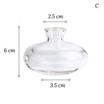 Soliflore Transparent Liseré Gold - Vignette | Vase Cute