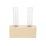 Soliflore Tube sur Support Bois Géométrique - Vignette | Vase Cute