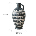 Vase Ancien Cruche Motif Triangles - Vignette | Vase Cute