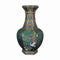vase antique hexagonal chinois en porcelaine.