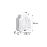 Vase Colonne Art Déco Motif Rond - Vignette | Vase Cute