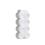 Vase Colonne Art Déco Motif Rond - Vignette | Vase Cute