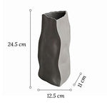 Vase Artistique Difforme Blanc Gris ou Kaki - Vignette | Vase Cute