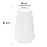 Vase Blanc Décoratif Style Origami - Vignette | Vase Cute