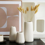 Vase Blanc Décoratif Style Origami - Vignette | Vase Cute