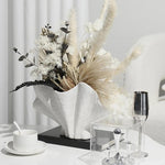 Vase Blanc Éventail Original - Vignette | Vase Cute