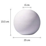 Vase Boule Blanc Minimaliste - Vignette | Vase Cute