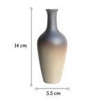 Vase Bouteille en Grès Émaillé Bicolore - Vignette | Vase Cute