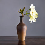 Vase Bouteille en Grès Émaillé Bicolore - Vignette | Vase Cute