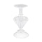Vase carafe chic transparent en verre.