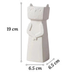Vase Chat Blanc Design Créatif - Vignette | Vase Cute
