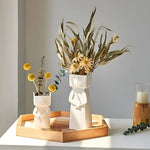 Vase Chat Blanc Design Créatif - Vignette | Vase Cute