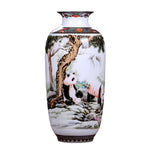 Vase Chinois Peint Motifs Animaux - Vignette | Vase Cute