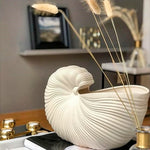 Vase Coquillage Blanc - Vignette | Vase Cute