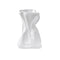 Vase Créatif Froissé Design Original modèle Blanc.