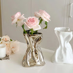Vase Créatif Froissé Design Original - Vignette | Vase Cute