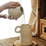 Vase Cruche Vintage Blanc Moucheté - Vignette | Vase Cute