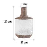 Vase Cylindrique Texturé Style Vintage - Vignette | Vase Cute