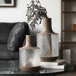 Vase Cylindrique Texturé Style Vintage - Vignette | Vase Cute
