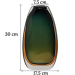 Vase de Luxe en Verre Soufflé Bicolore - Vignette | Vase Cute