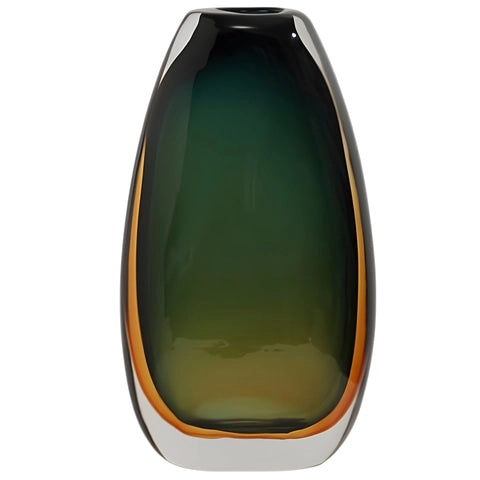 Vase de Luxe en Verre Soufflé Bicolore en Verre modèle L.