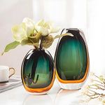 Vase de Luxe en Verre Soufflé Bicolore - Vignette | Vase Cute