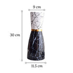 Vase de Luxe Moderne Marbré Cercle Doré - Vignette | Vase Cute