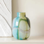 Vase Décoratif Effet Marbré Vert et Bleu - Vignette | Vase Cute