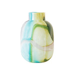 Vase Décoratif Effet Marbré Vert et Bleu - Vignette | Vase Cute