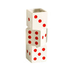 Vase Dés Colorés Superposés - Vignette | Vase Cute