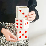 Vase Dés Colorés Superposés - Vignette | Vase Cute