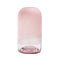 Vase dôme rose décoratif en verre modèle Rose poudré.